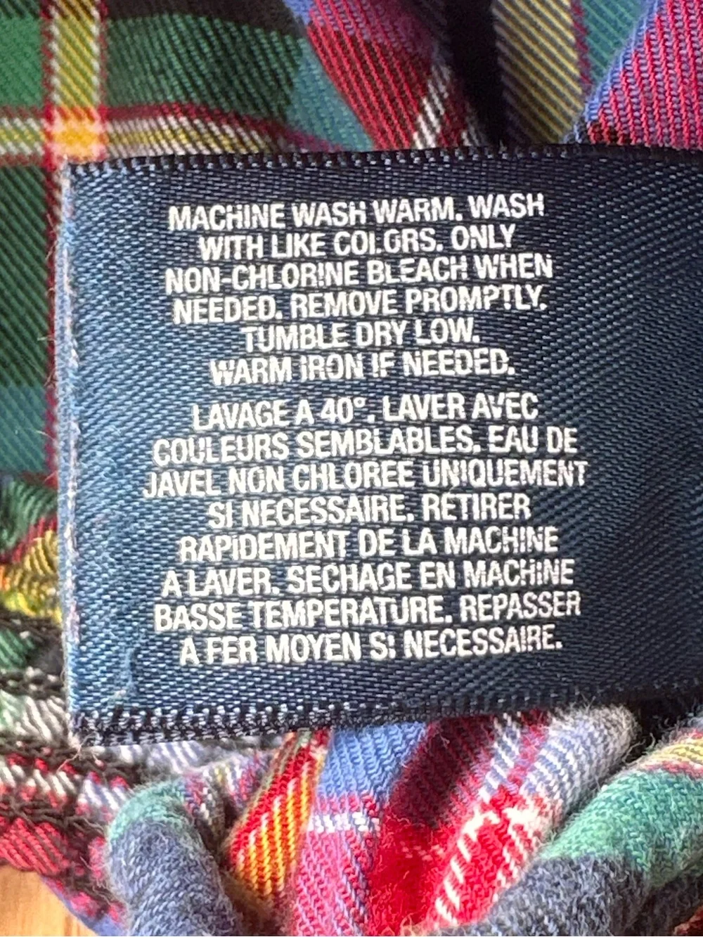 Ralph Lauren plaid ruffle